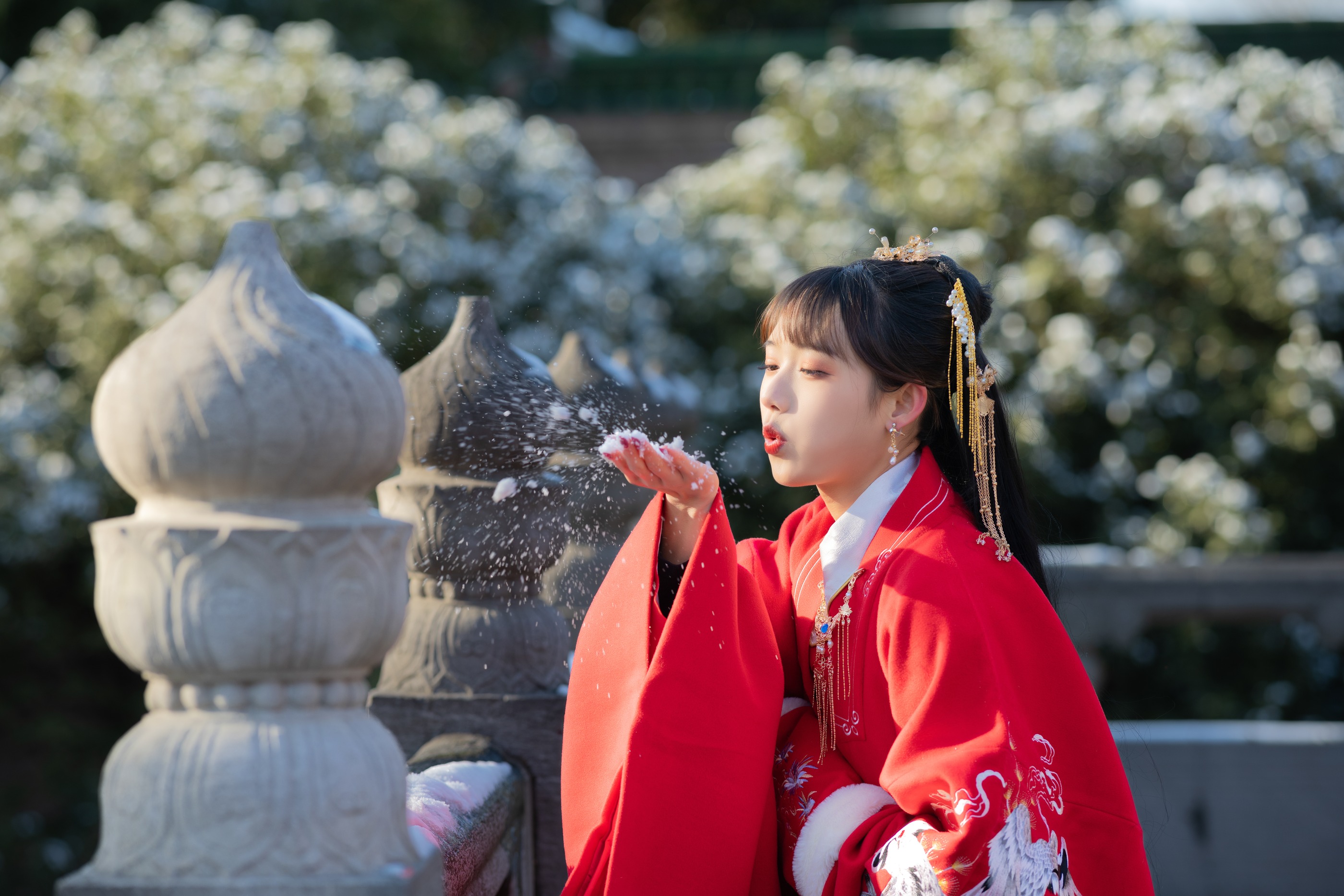 图片[1]-兔子Zzz不吃胡萝卜 – NO.067 深宫雪[27P]-XikXak